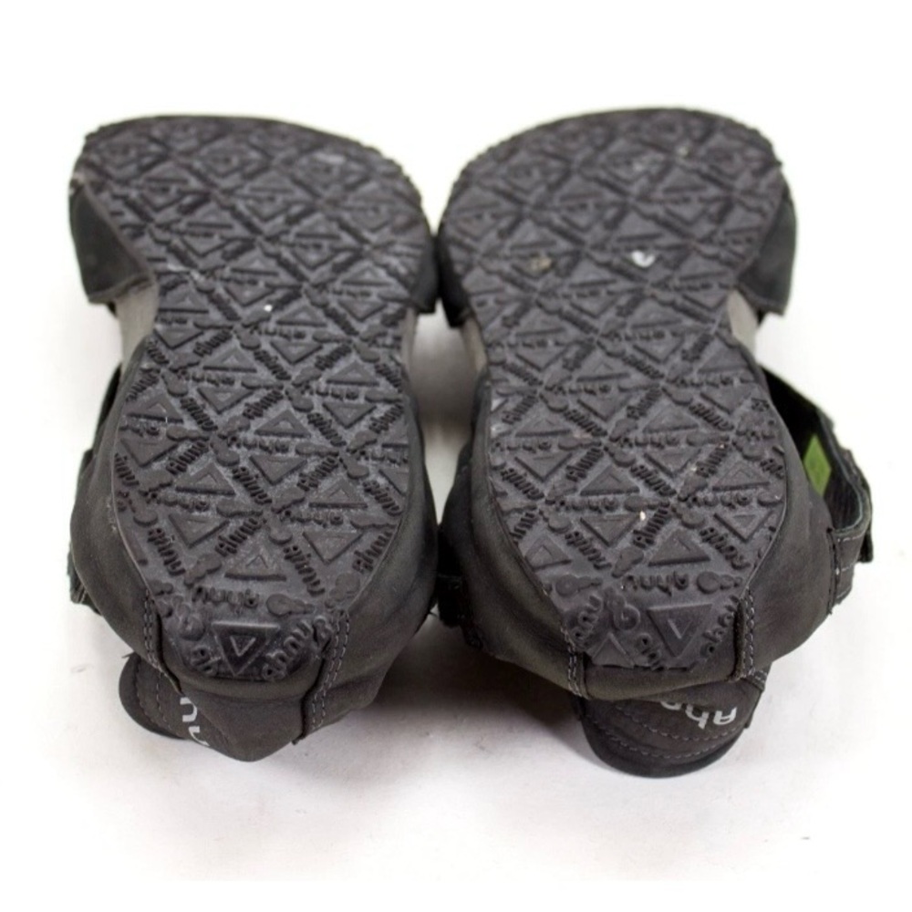 Ahnu Karma Crisscross Mary Jane Womens Sz US 10.5 Black Suede Leather Yoga Flats - Picture 12 of 12